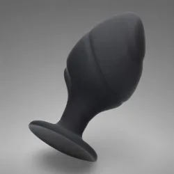 Swirled Anal Butt Plug Set Black