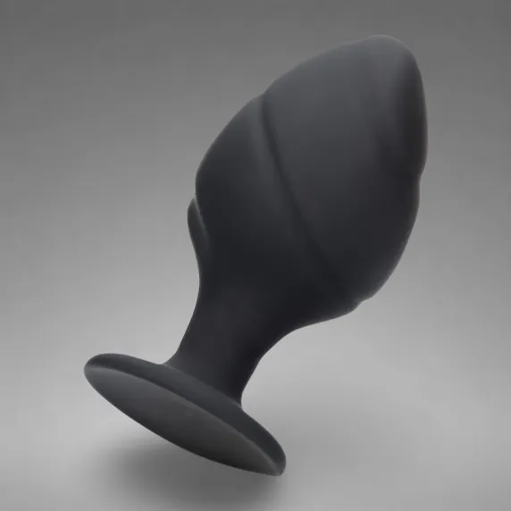 Swirled Anal Butt Plug Set Black