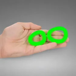 Cockring Set - Glow in the Dark - 2 Pieces