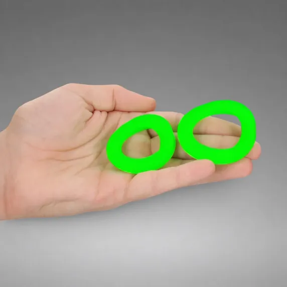 Cockring Set - Glow in the Dark - 2 Pieces