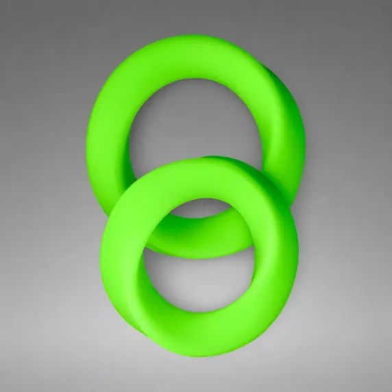 Cockring Set - Glow in the Dark - 2 Pieces