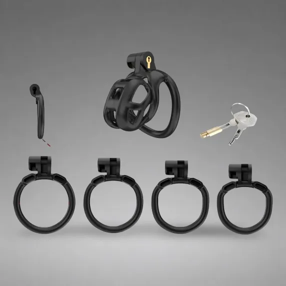 Cellmate Guardian Chastity Cage Black Size 0