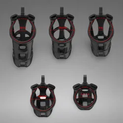 Cellmate Guardian Chastity Cage Black Size 1