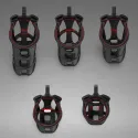 Cellmate Guardian Chastity Cage Black Size 2