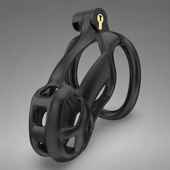 Cellmate Guardian Chastity Cage Black Size 2