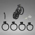 Cellmate Guardian Chastity Cage Black Size 3