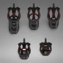 Cellmate Guardian Chastity Cage Black Size 3