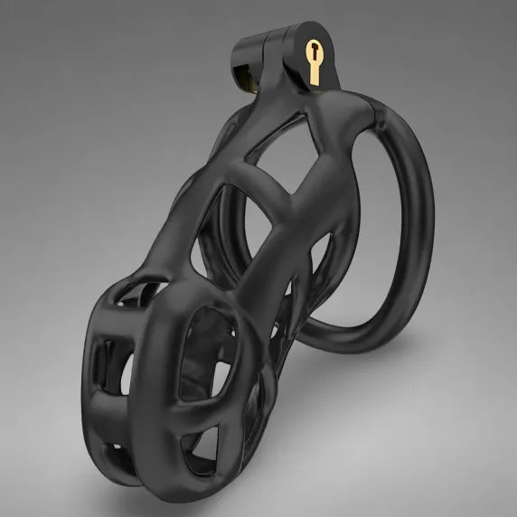 Cellmate Guardian Chastity Cage Black Size 3