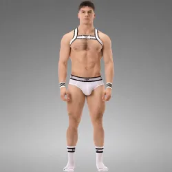 Brief Top Barecode Berlin White-Black