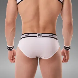 Brief Top Barecode Berlin White-Black