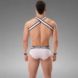 Brief Top Barecode Berlin White-Black