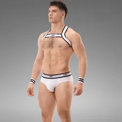Brief Top Barecode Berlin White-Black