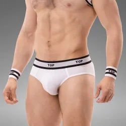 Brief Top Barecode Berlin White-Black