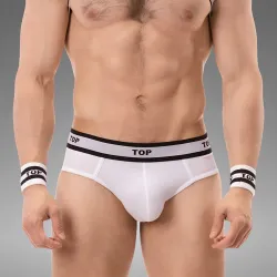 Brief Top Barecode Berlin White-Black