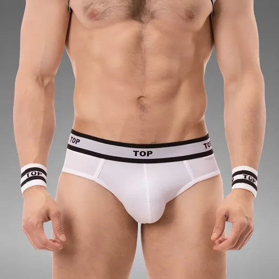 Brief Top Barecode Berlin White-Black