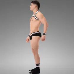 Brief Top Barecode Berlin Black-White