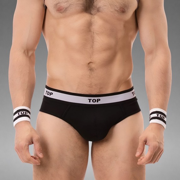Brief Top Barecode Berlin Black-White
