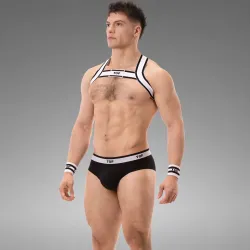 Brief Top Barecode Berlin Black-White