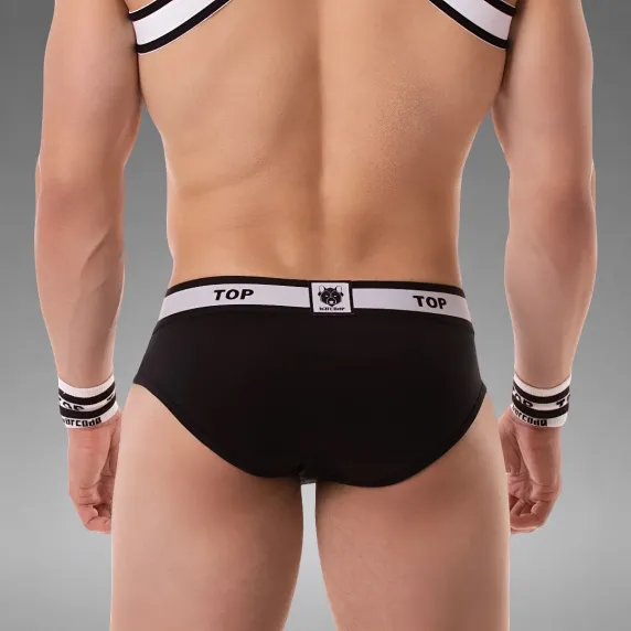 Brief Top Barecode Berlin Black-White