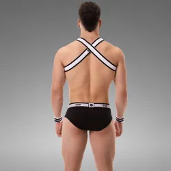 Brief Top Barecode Berlin Black-White