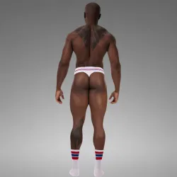 Thong Hildor Barecode Berlin White