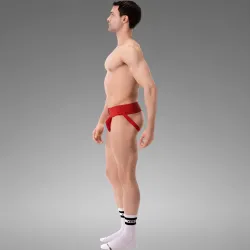 Jockstrap basic Sergey Barecode Berlin Red