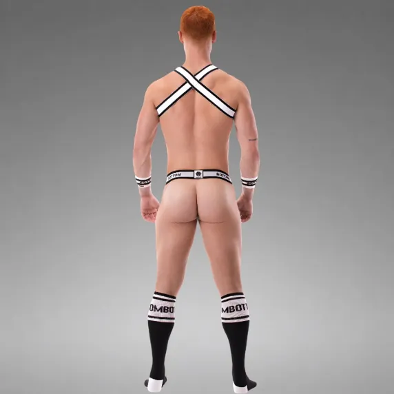 Suspender Bottom Barecode Berlin Black-White