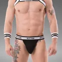 Suspender Bottom Barecode Berlin Black-White