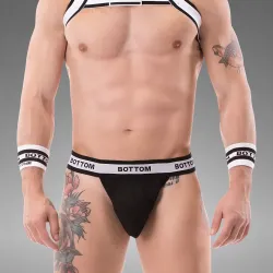 Suspender Bottom Barecode Berlin Black-White
