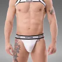 Suspender Bottom Barecode Berlin White-Black