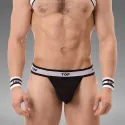 Suspender Top Barecode Berlin Black-White