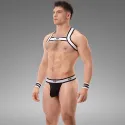 Suspender Top Barecode Berlin Black-White