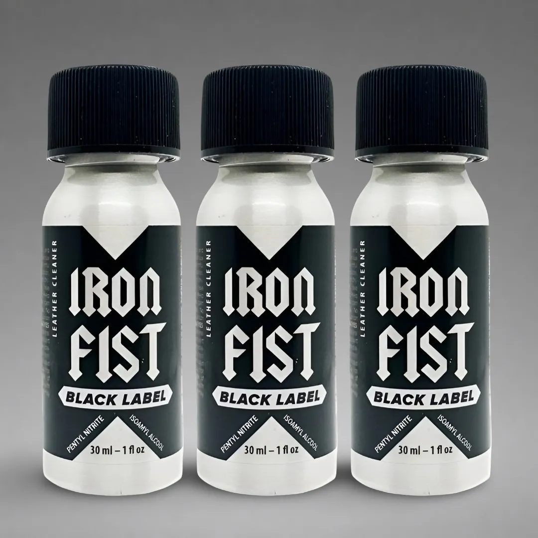 Poppers Iron Fist Black Label 24ml X3