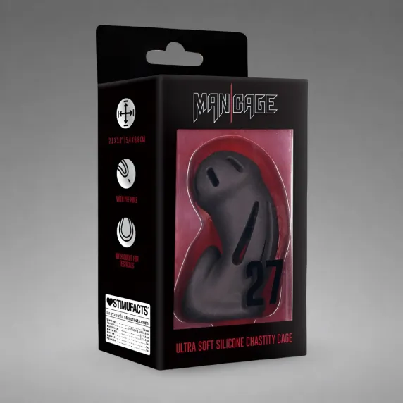 Keuschheitskäfig Man Cage Model 27 Ultra Soft Silicone