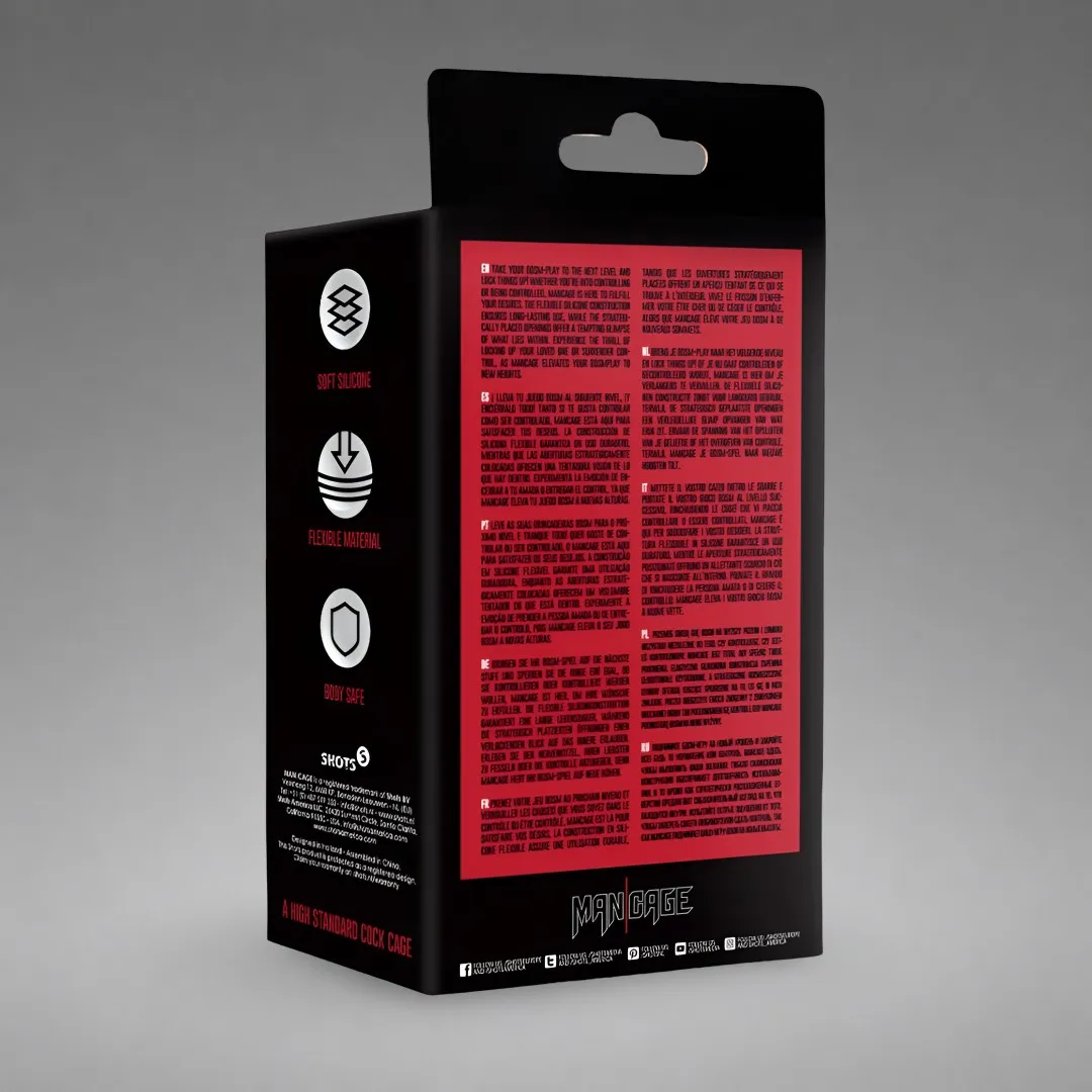 Jaula de castidad Man Cage Model 27 Ultra Soft Silicone
