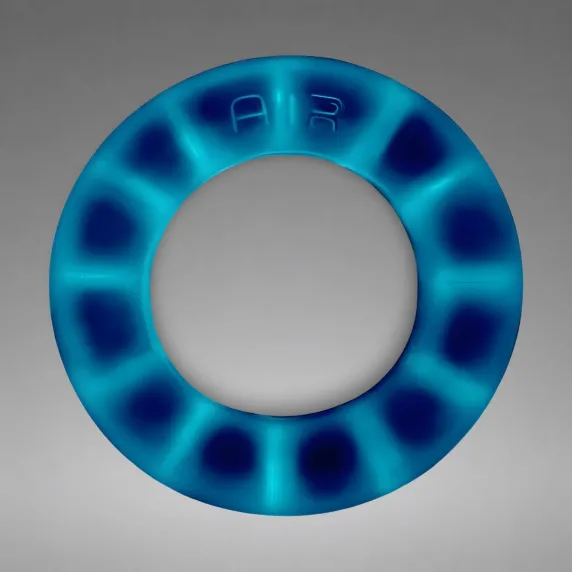 Oxballs Airflow Space Blue Cockring