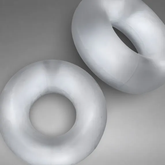 Anillos para el pene Oxballs STIFFY Bulge Clear Ice