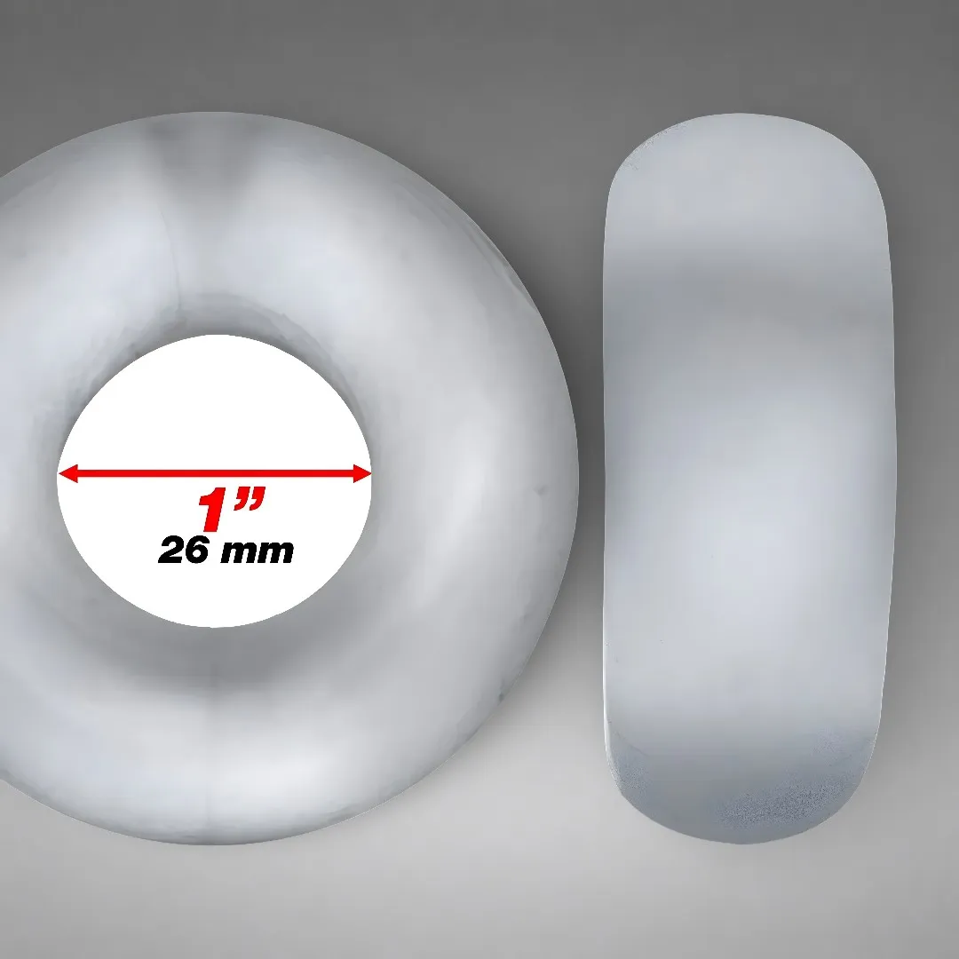 Anillos para el pene Oxballs STIFFY Bulge Clear Ice