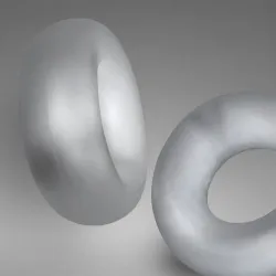 Cockrings Oxballs STIFFY 2 Bulge Pack Clear Ice