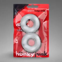 Cockrings Oxballs STIFFY 2 Bulge Pack Clear Ice