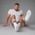 Calcetines Mister B Crew Socks Pig 2-Pack White