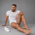 Calcetines Mister B Crew Socks Pig 2-Pack White