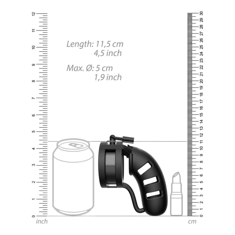 Chastity Cage Man Cage Model 19 with Ballsplitter