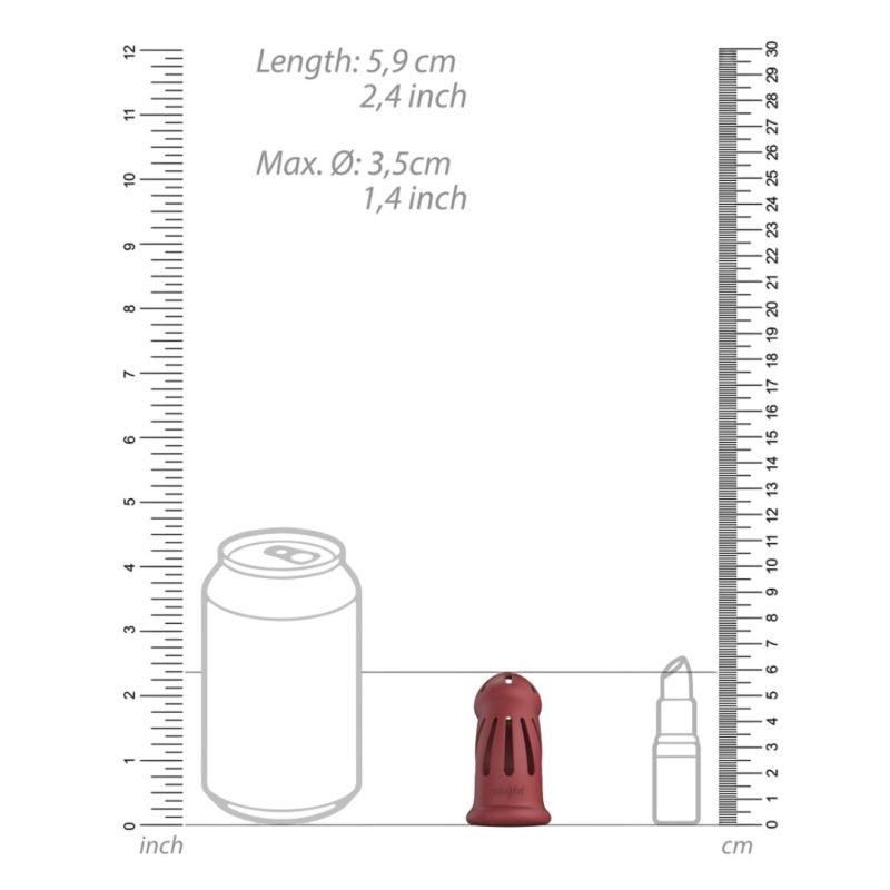 Jaula de castidad Man Cage Model 28 Ultra Soft Silicone