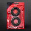 Oxballs STIFFY 2 Pack Bulge Cockrings - Tar Ice