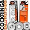 Oxballs RINGER Cockring - Clear 3 Pack