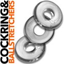 Oxballs RINGER Clear Cockring 3-Pack C-Ring