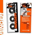 Cockring Oxballs RINGER Black 3-Pack C-Ring