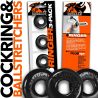 Oxballs RINGER Cockring - Black 3 Pack