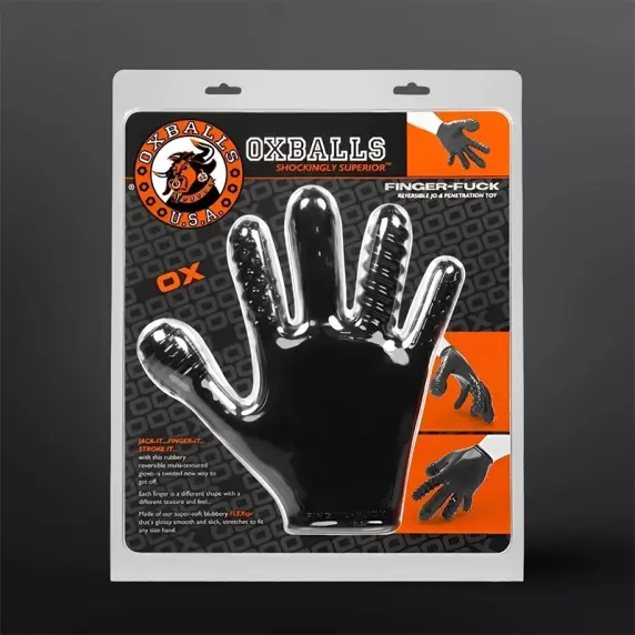Anal penetration Oxballs Finger Fuck Glove